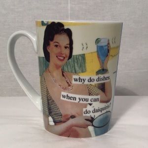 Anne Taintor Porcelain Mug Daiquiris Funny Retro Cup